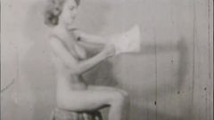 Vintage megastore: Vintage brunetka kráska a fotograf