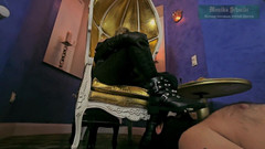 Strict Senz: Monika Schmidt Matkrossande Spottande Stövel Dyrkan Verbal Förödmjukelse