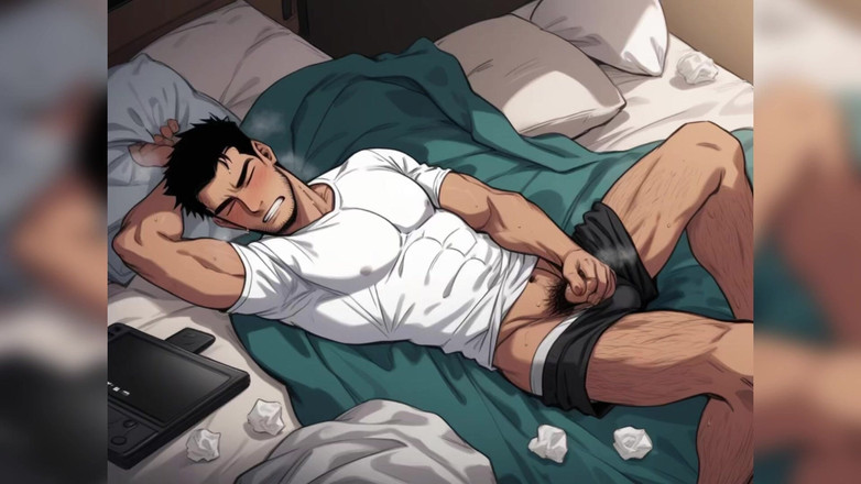 AI gay porn: Ai amici gay il grande cazzo si scopa il culo...