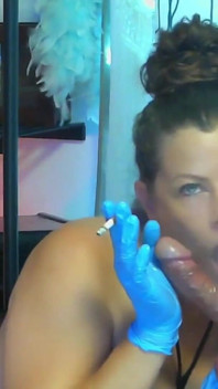 Gloves and Smoking Fetish