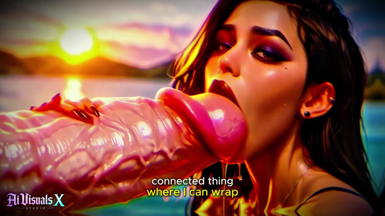 AI Visuals X: (4k) ai 3d animasyonlu porno - latin baddie büyük beyaz yarağa tapıyor (ırklararası...