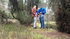 My First Outdoor Fuck with Facial Insemination