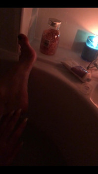 I’m in the Bath.... and You Are Shivering Holding My Fluffy Towel with Your Cock Locked in Its Cage