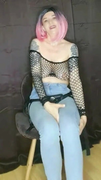 Lady Angela Polski Język Strapon POV Dżinsy