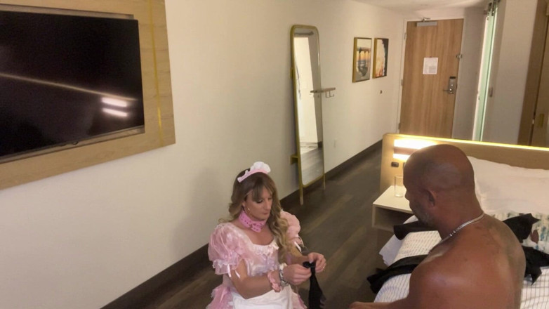 Sasha Star: Sasha Date Night Master Aj Turns Slut Into Maid