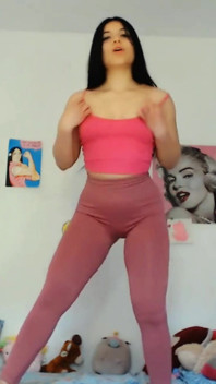 Surpresa de leggings encharcadas - liberação molhada intensa
