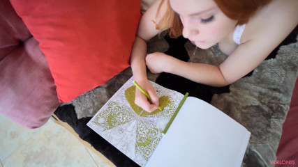 Verlonis: Cute stepdaughter wasn't allowed to finish her drawing until she...