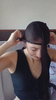 Fetisch, schwarzes höschen, nylon umhüllungsgesicht während meiner live-show