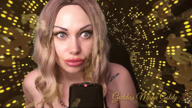 Goddess Misha Goldy: 迷人的 3dio asmr！为你 - 孤独的啪！我和你一起真的在这里！