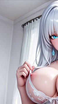 Mira geri döndü, beyaz saçlı harem kız, anal kovboy kız sonra domalma, yüze boşalma, 4k120
