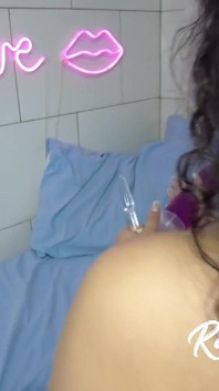 Raissa Conte Fucking with a Big Dildo