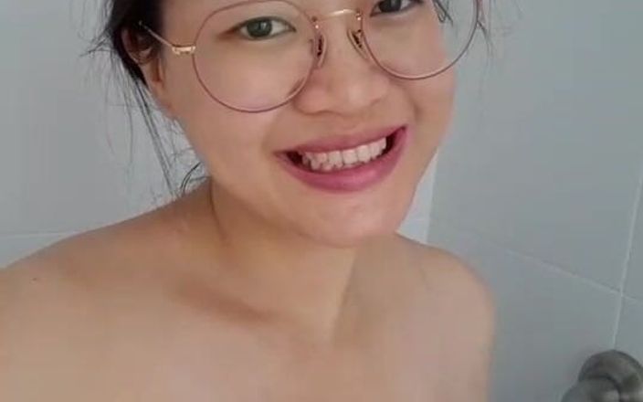 Thana 2023: Kåt sexig söt asiatisk het tjej ensam sexig