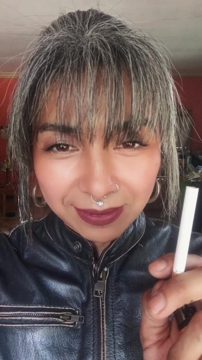 Casia Castro: Inhale Slowly, Smoking Instructions in Leather.