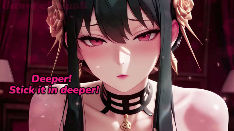 Game of Lust 3D: Gol Curvy Brunette Anime Yor POV Tit Fuck and Cock...