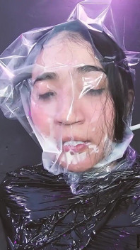 HD Moni Lee First Mummification Breath Play Bag Swimcap