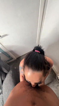 POV BBC Deepthroat Blowjob
