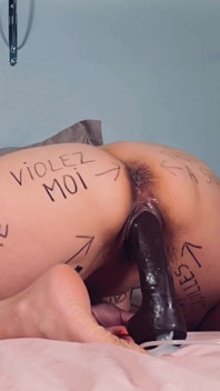 Tina Writing on My Body Whore a Black Without Condom Slut Bitch Offered