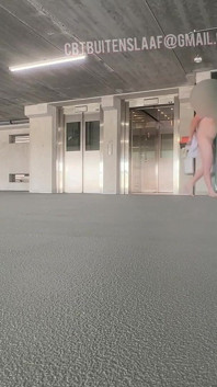 Risicovolle durft parkeergarage buiten