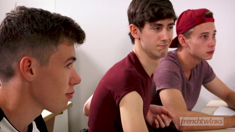 French twinks: Versaute college-jungs - eine stunde haft