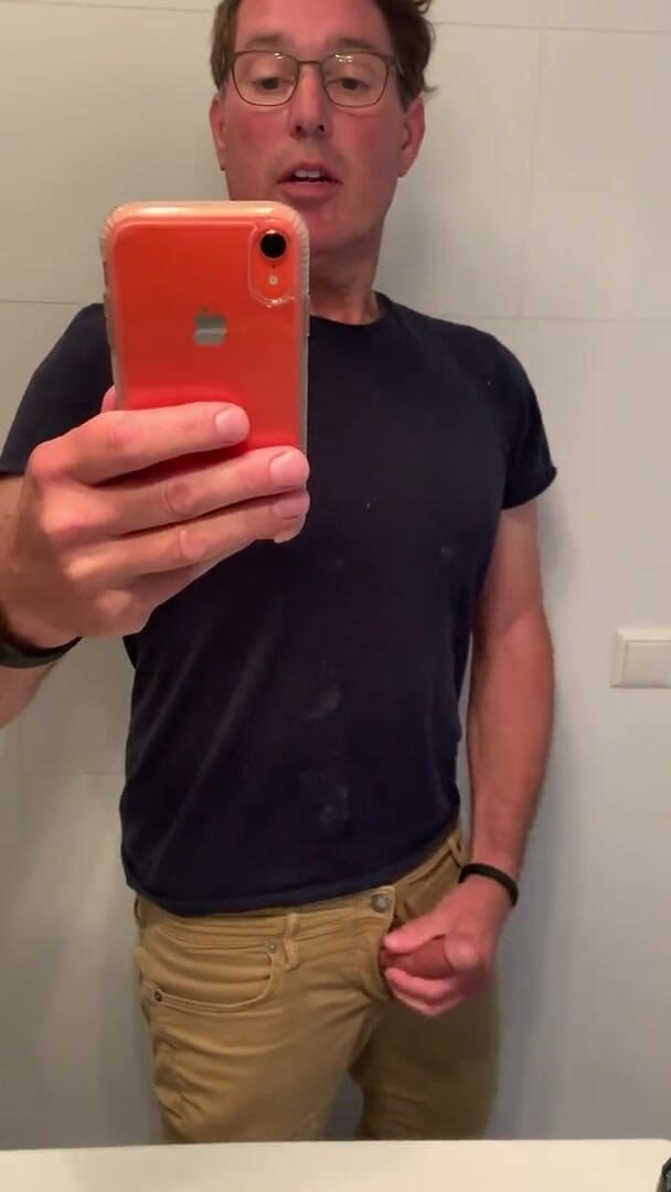 TJenner: La sessione di oggi, mostrando il mio cazzo rosso palpitante