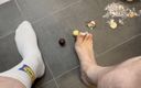 High quality socks: Rozdrcení potravin s bílými ponožkami Lidl
