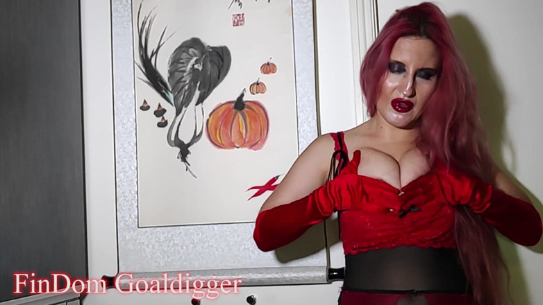 FinDom Goaldigger: Růžové kozy uchvácené