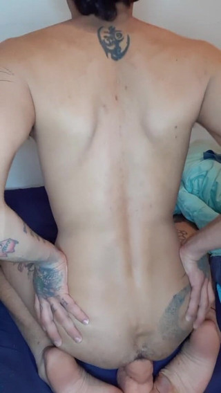 DaveFistFox: Dave riding his dildl