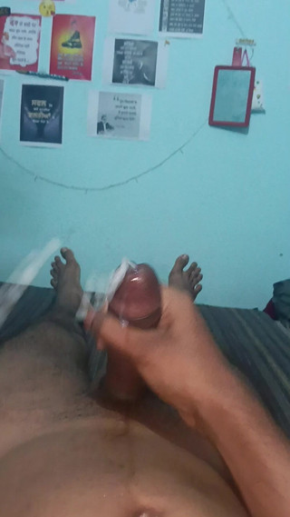 Akash_horny: 从鸡巴中提取奶油需要努力