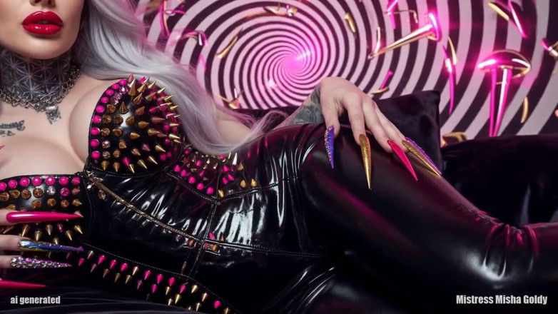 Goddess Misha Goldy: Garras de Aroma Cheirando, Segurando, Acariciando