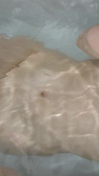 Redhead's Hot Masturbation in Bath Tub!