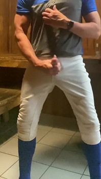 Jockdad87 Edges in the Sauna ブルー ベースボールギア
