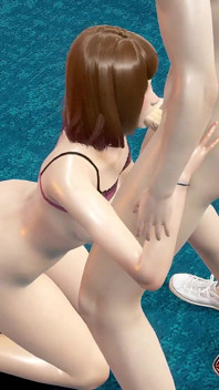 巨乳オフィス痴女千代子 - 3D変態アニメーションパイズリハメ撮り、デカチンの立ち手コキ、イラマチオ口内射精
