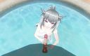 H3DC: 3D HENTAI - Лучшая подруга дрочит твой член в ванной