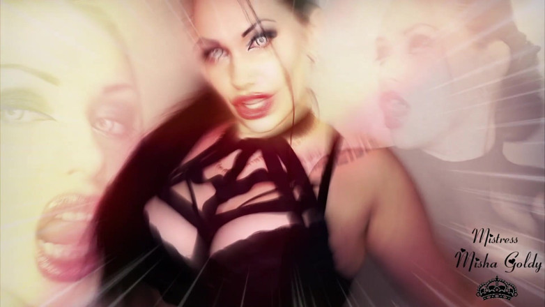 Goddess Misha Goldy: My lips will penetrate right inside your mind and will...