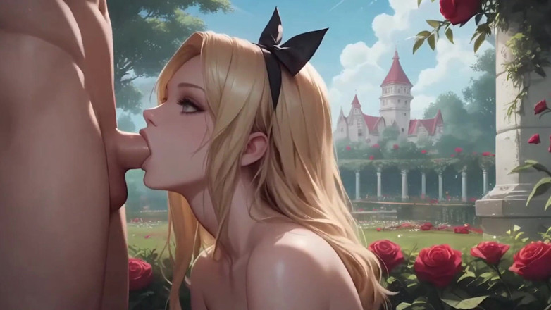 Horny Anime Girls: The Castle's Taboo Romance