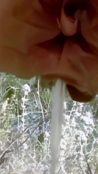 Anna: Anna Peeing in the Woods