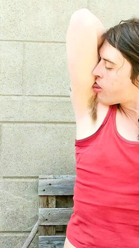Hairy armpit fetish