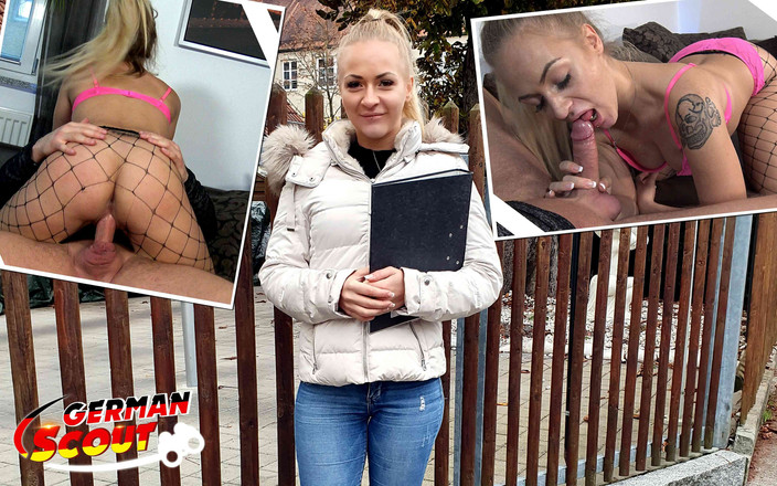 German Scout: Niemiecka harcerz - bawarska studentka prawa Cigolita podnosi się do pierwszego...
