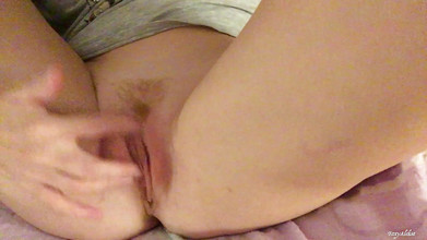 FoxyAleksa: Juicy finger fuck of a red-haired pussy. Female masturbation in...