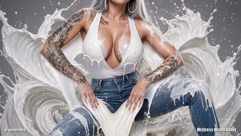 Goddess Misha Goldy: Çıkmak ister misin? Önce benim için sızdırdığını yut.