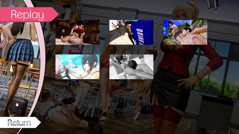 LewdArcade: Waifu Academy - Maki Takamura pornocollectie [18+] naaktscènes porno spel