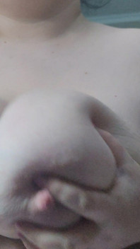 Playing with My Huge Tits While I'm Soaking Wet