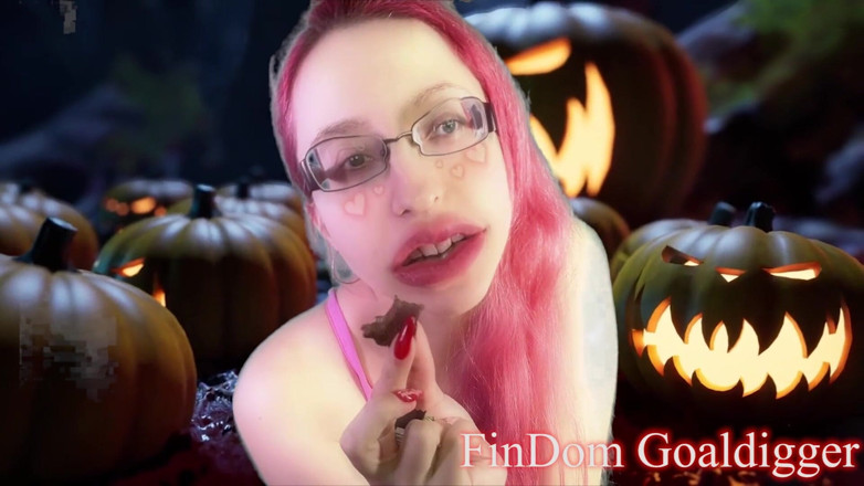 FinDom Goaldigger: Twój penis zostanie przekształcony w halloweenowe słodycze