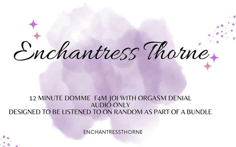 Femdom JOI Denial 02 (Enchantress Thorne)