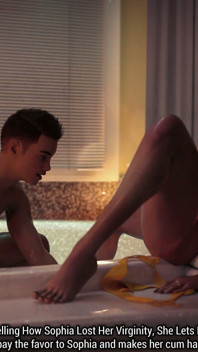 Awam Real Fucking Hot Bathtub Continues P2 - Dylan Repays Sophia’s Favor with Tongue Fucking... Until She Climaxes Hard