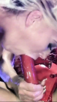 Lolly Badcock and Amber Leigh Are Lesbians Penetrating Each Other with Sex Toys