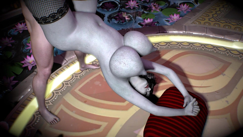 Wraith ward: Lady Dimitrescu geme mentre Leon si sta scopando il cervello -...