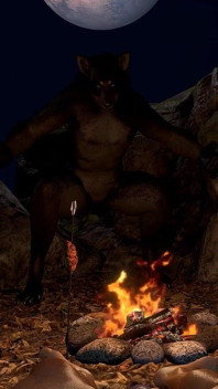 veyarvolph larki shirsh par land ki savaari kar rahi hai - Skyrim hentaee pairodi