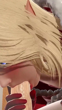 Christmas Elf Making Hottes Blowjob For Big Dick On A Bed 3D Animation Porn