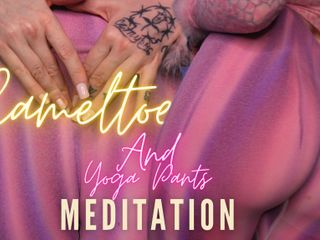 LDB Mistress: Deve frikiği ve yoga pantolon meditasyonu